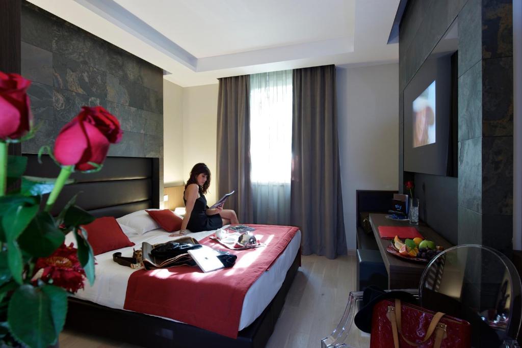 Unahotels Villa Dei Platani Foligno Rom bilde